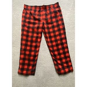 Wondershop Buffalo Check Plaid Fleece Pajama Pants XXL RED NWOT